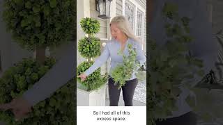Simple Planter Hack For Spring #decorhacks #planter #springdecorating #springtime