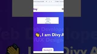 Day 15 of Portfolio Series 🔴🚀 Hamburger Menu in Navbar🔥 #htmlcss #webdevelopment #frontend #html