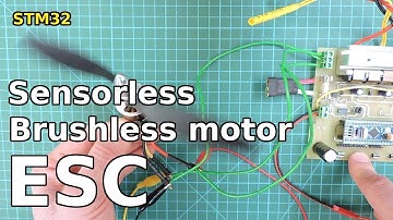Бесколлекторные моторы. Контроллер для бездатчиковых BLDC моторов на  микроконтроллере STM32