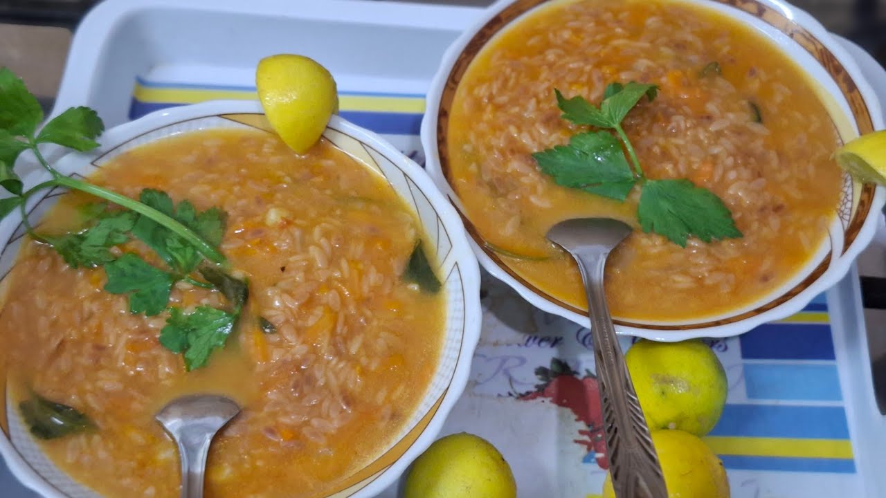 طريقة وصفه شوربة لسان العصفور والكرفس