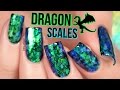 How To SLAY Dragon Scale Nails (no sword needed) FLAKIES