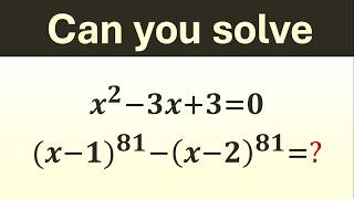 An Outstanding Algebraic Problem | Give It A Try! An Outstanding Algebraic Problem | Give It A Try!