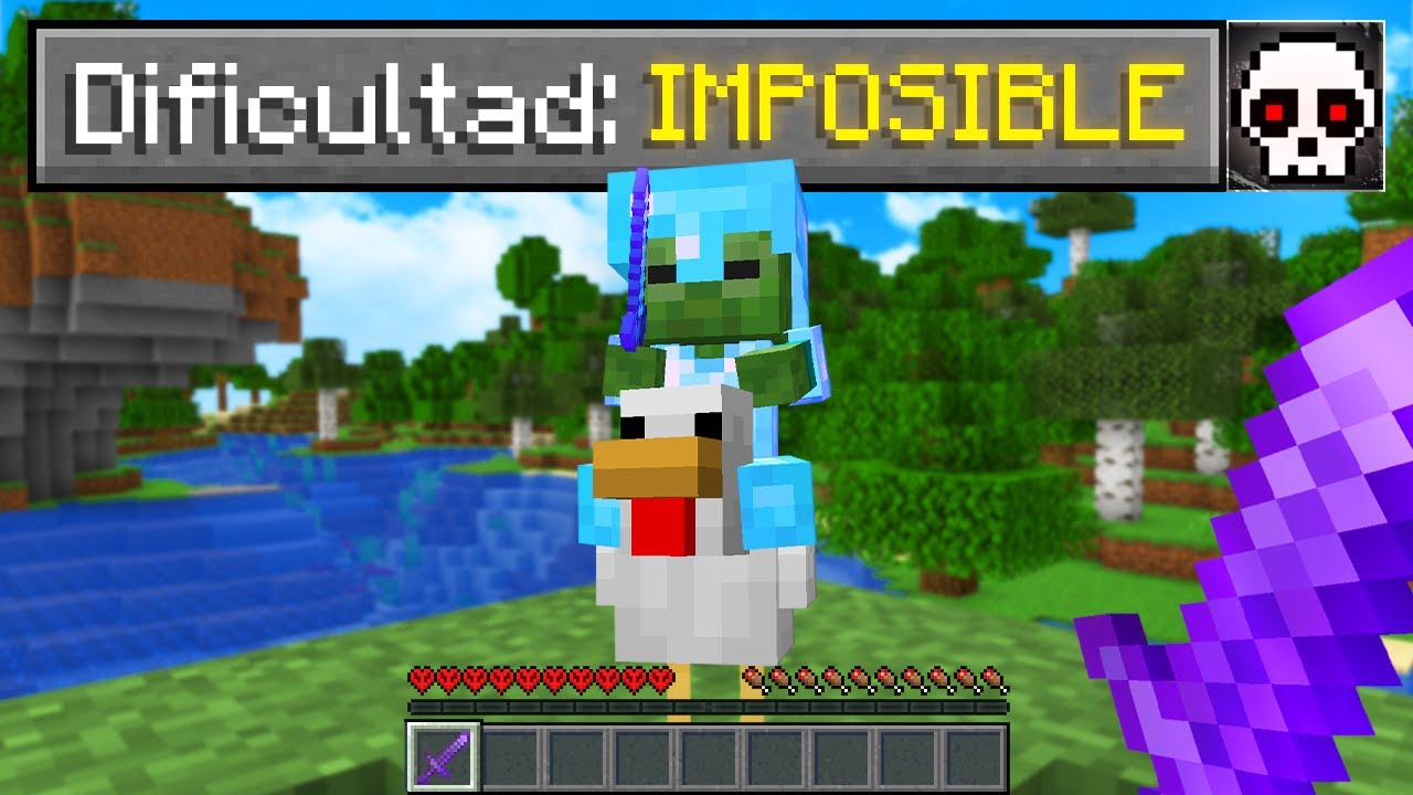 EL PRIMERO EN PASAR MINECRAFT DIFICULTAD: IMPOSIBLE 💀 GANA $$$
