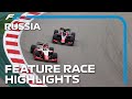 F2 Feature Race Highlights | 2021 Russian Grand Prix