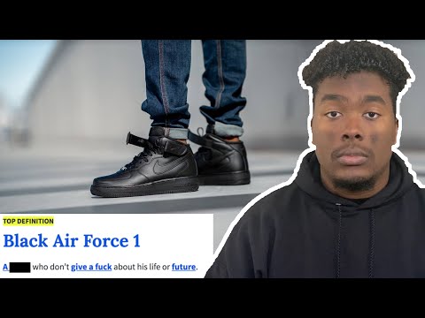 what does it mean when someone wears black air forces