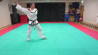 23. 5-й Дан. Се-Чжонг Туль / Se-Jong Tul (Pattern) - Taekwon-Do ITF. Master Ri Yong Il (DPRK).