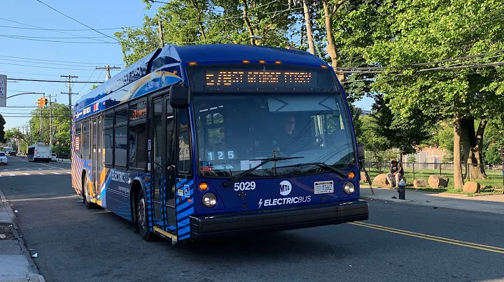 St George Ferry Bound 2024 Novabus LFSe+ 5029 S78 Local Bus At Tompkins Av & Broad St