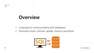 Intro to Backend Development: Lecture 2 - Databases