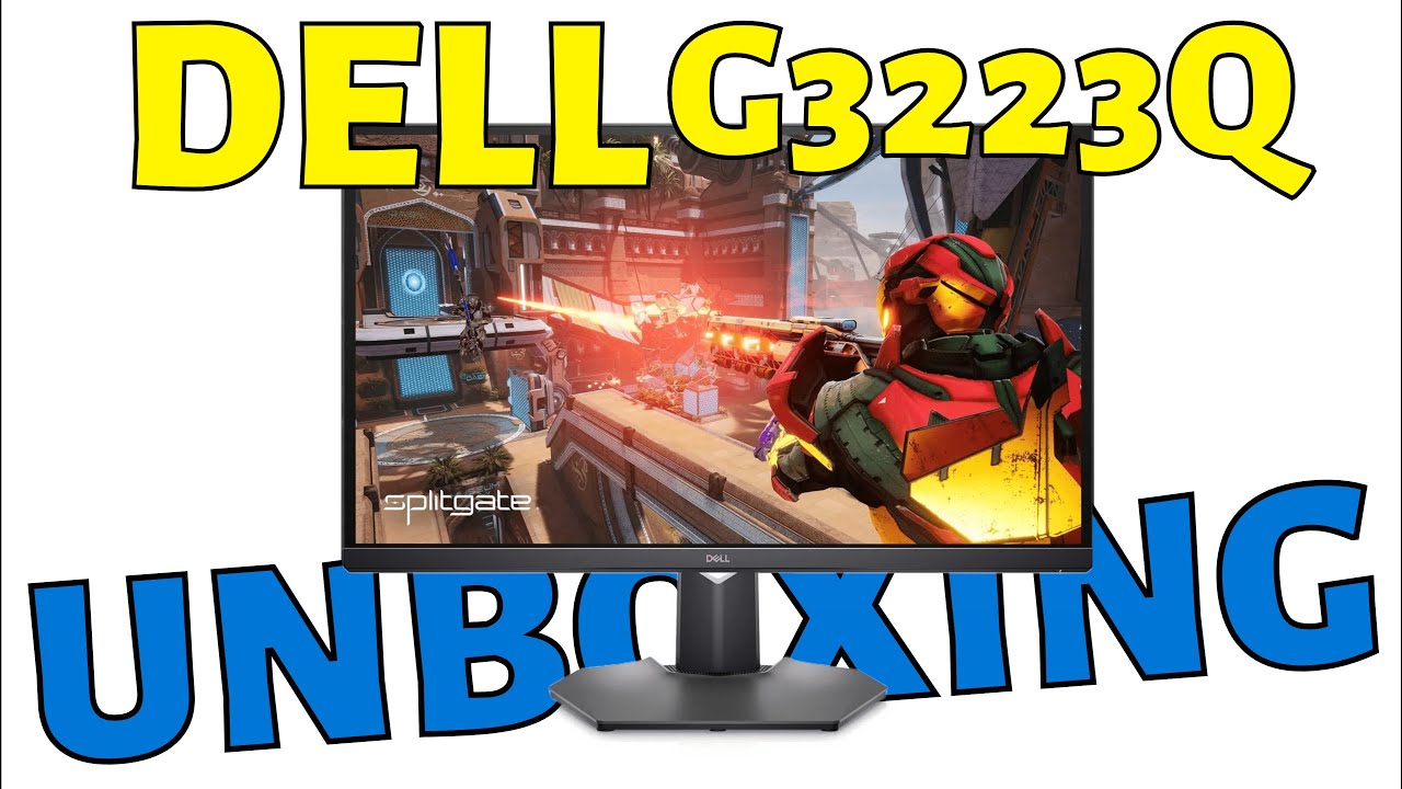 DELL G3223Q Gaming Monitor UNBOXING - specs & what's inside the