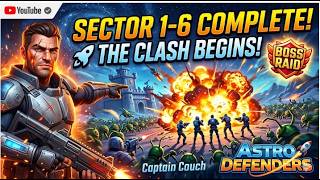 Astro Defenders: Sector 1-6 Full Walkthrough (Capt. Couch) - Shortplay Hassan