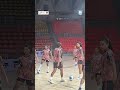 Bangladesh Women’s National Futsal Team putting in the work during their warm-up session
