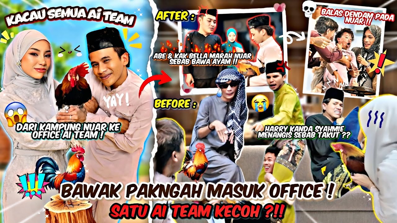 ABE MARAH PAKNGAH BERAK DEKAT OFFICE AI TEAM ?!! SATU OFFICE KECOH SEBAB SEEKOR AYAM !! 's Banner