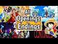 ONEPIECE All Openings and Endings