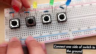 Arduino LED Memory Game lesson #10