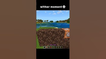 Spawning Wither Storm In Minecraft 💀 | #minecraft #shorts #witherstorm