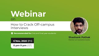 #Skillitup | Webinar - How to Crack Off-campus Interviews