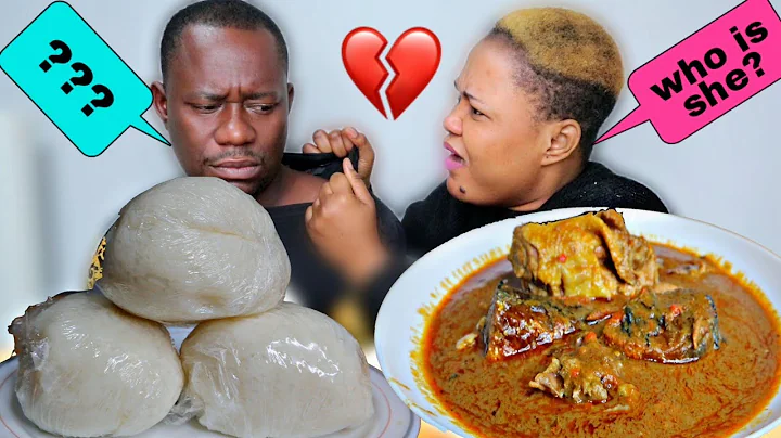ACCUSING MY HUSBAND OF CHEATING MUKPRANK | RICE BALL with PEANUT SOUP MUKBANG |AFRICAN FOOD MUKBANG