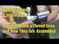 How to assemble Hydraulic Hose Fittings Introduction Identification and Guide on JIC thread Type