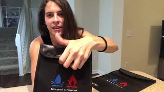 Fullive Durable fireproof document bags - Well organized & Portable design