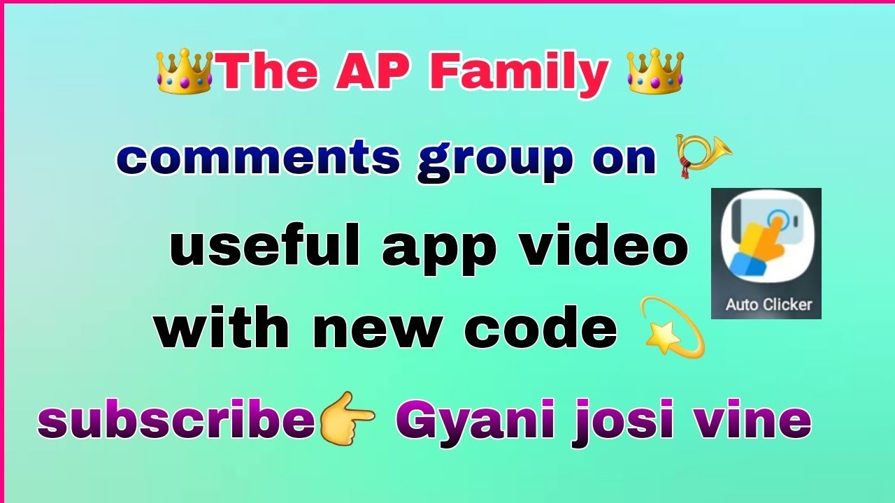 Ap family comments group on and new code update 