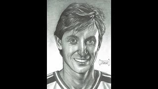 Wayne Gretzky A Dredfunn Mechanical Pencil Portrait