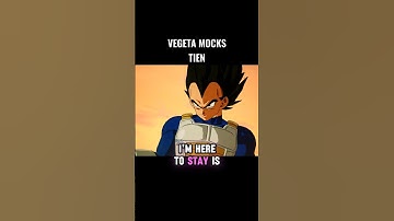 Vegeta Mocks Tien Lol 🤯 #crashout #vegeta #sparkingzero #dragonball #dbz