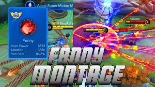 THE MOST SATISFYING FANNY SPEED MONTAGE!!⚡| SUPER AGGRESSIVE FANNY MONTAGE BY KINGRENSU!!🔥| MLBB
