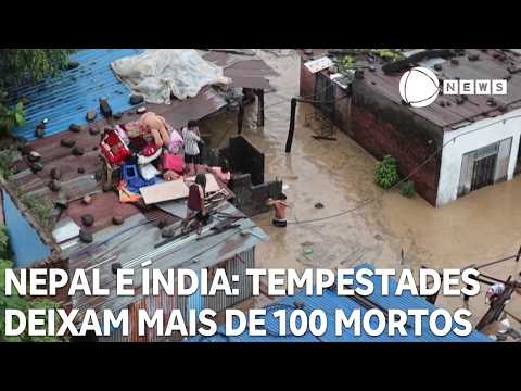 Storms leave more than 100 dead in Nepal and India