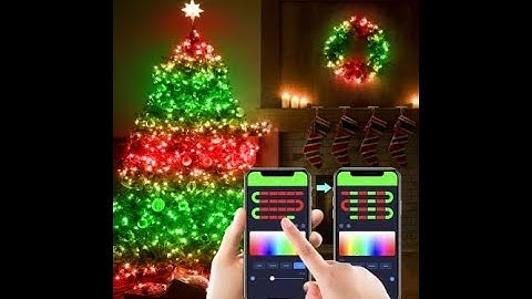LED String Light RGB Infrared Bluetooth controller Christmas Tree Light unopened
