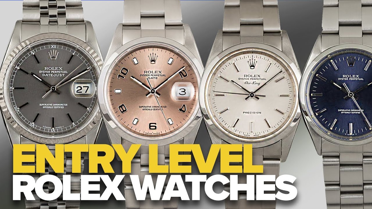 Affordable Entry-Level Rolex Watches: A Hands-On Look at Four Budget-Friendly Options