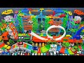 16 minutes of satisfying Catapult track car toy ASMR | Toy review