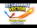 Resultant Vector in most simplified way ||Engineering concept in hindi ||smart study