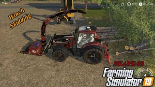 FS19 | Logging Grizzly MT. Part 12 | Winch Skidding