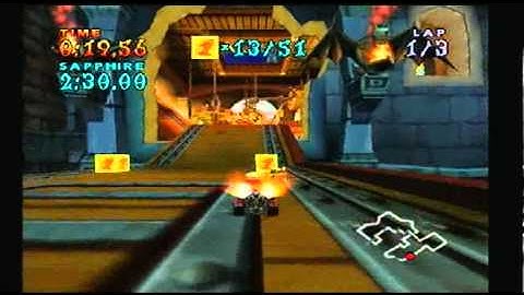 Crash Nitro Kart 101% Run Part 9: Fenomena - Platinum Relics