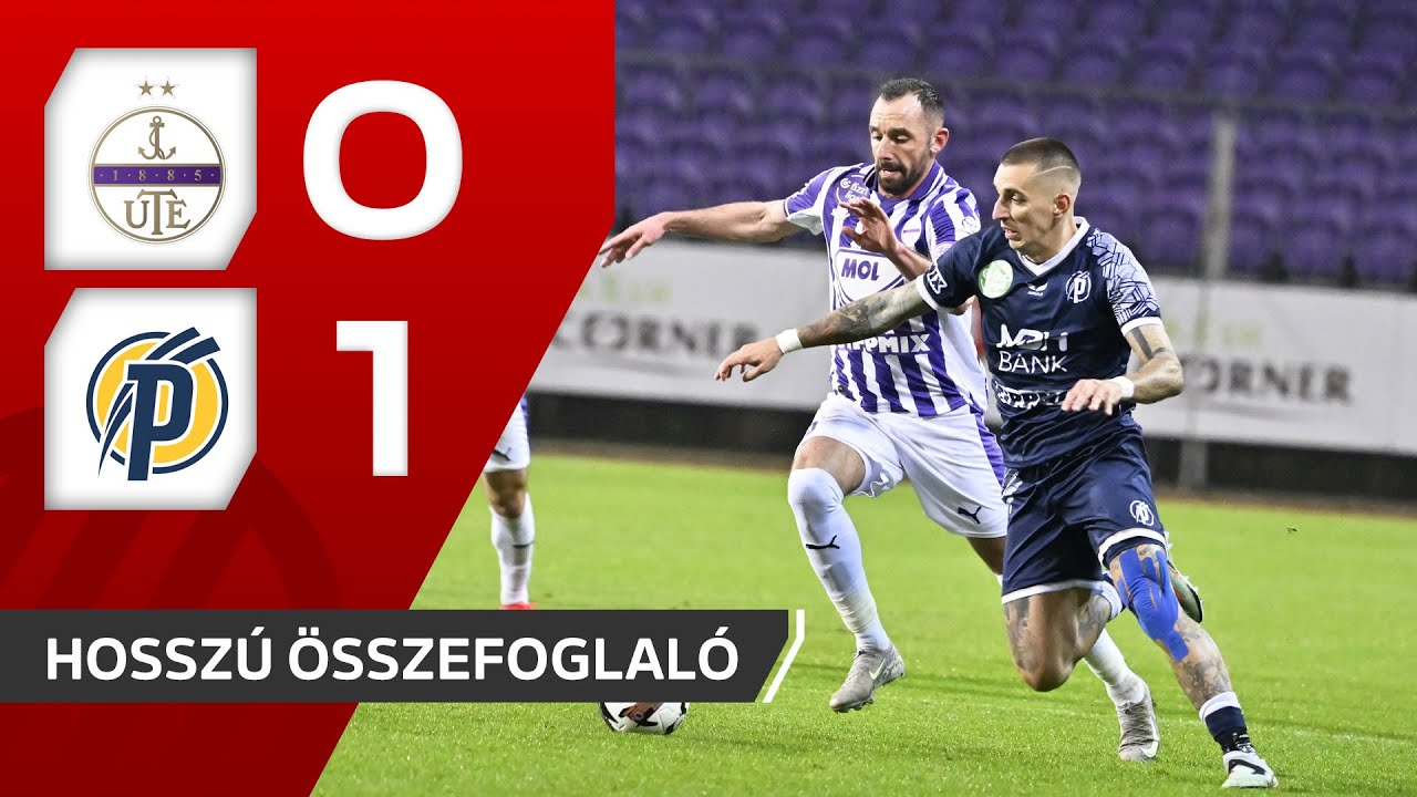 Fizz Liga: Újpest – Puskás Akadémia 0–1 | hosszú összefoglaló