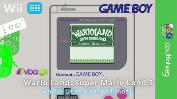 Wario Land: Super Mario Land 3 (GB) on VBA GX as a Wii VC Channel | saulfabreg Wii VC