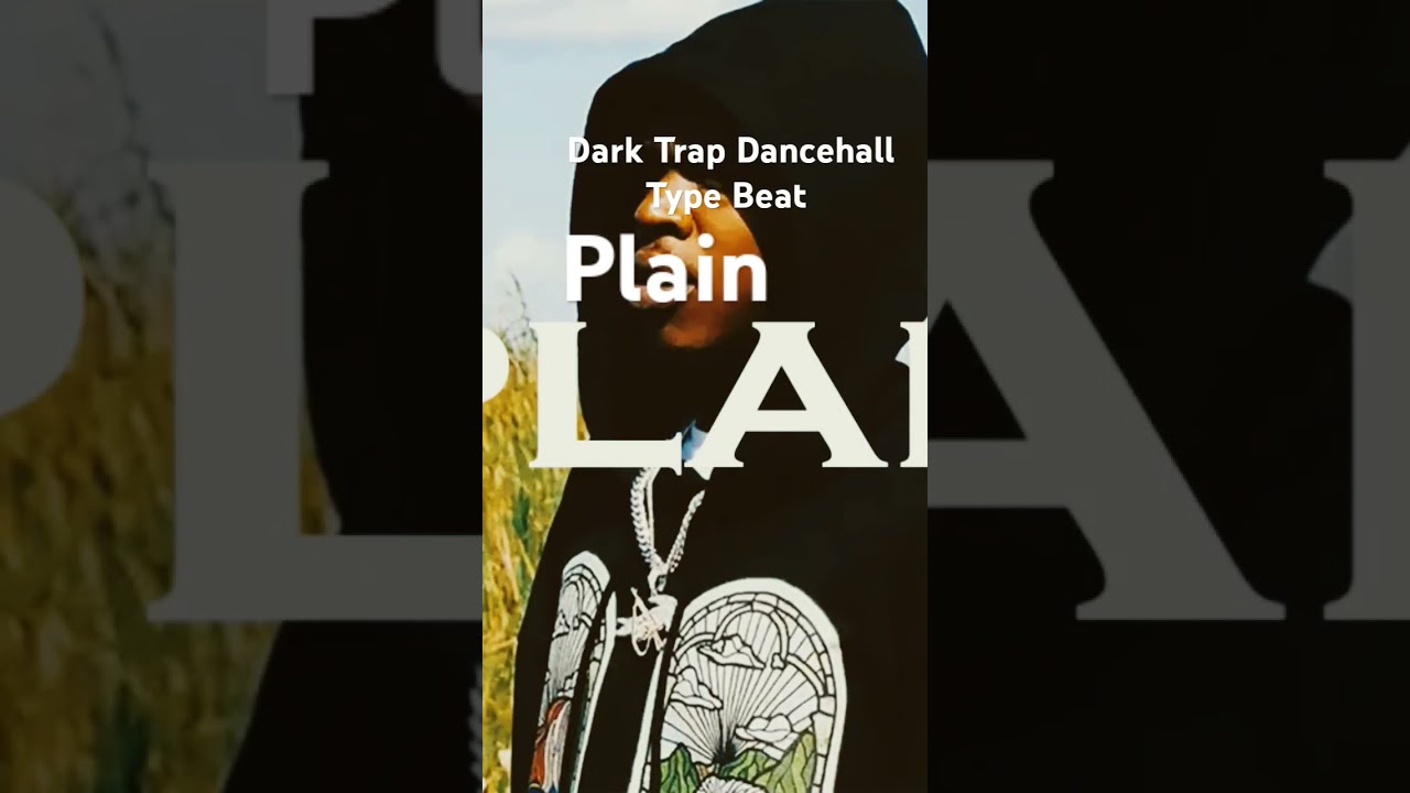 Dark Trap Dancehall type beat "PLAIN" 