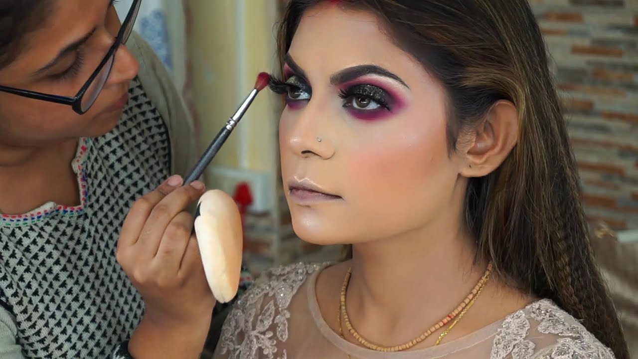 REAL BRIDAL RECEPTION MAKEUPSMOKEY EYE TUTORIAL YouTube