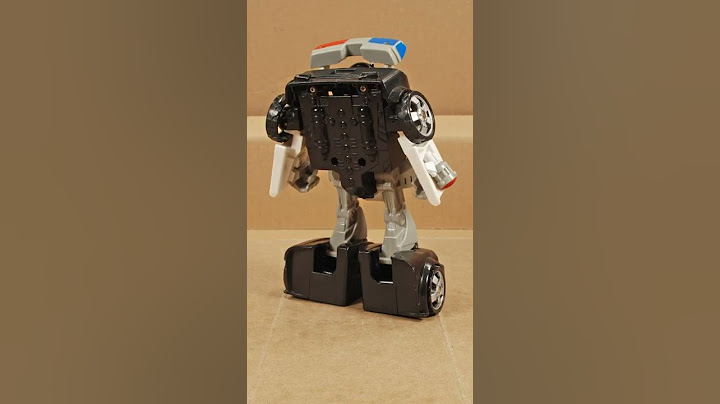 067 POLICE CAR TURNS INTO VULCAN FROM STAR WARS | Transformers Daily Stop Motion