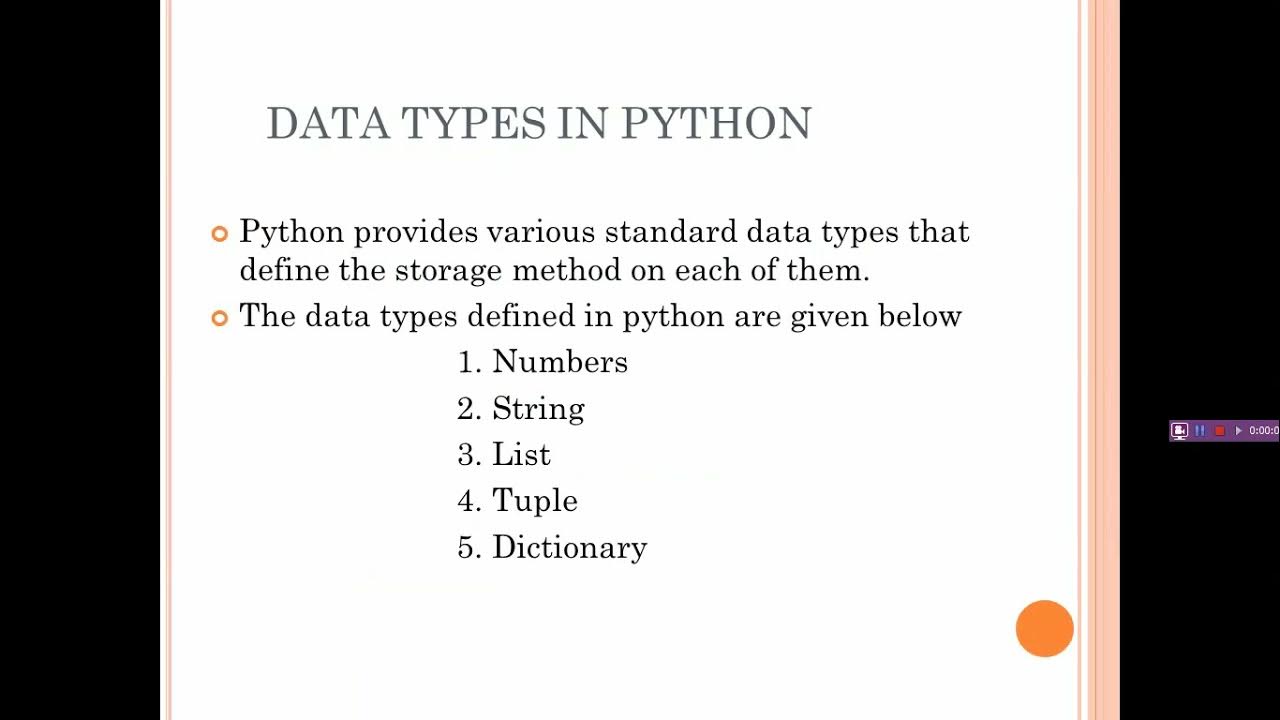 Data types in Python with examples | Programming with Python(22616 ...