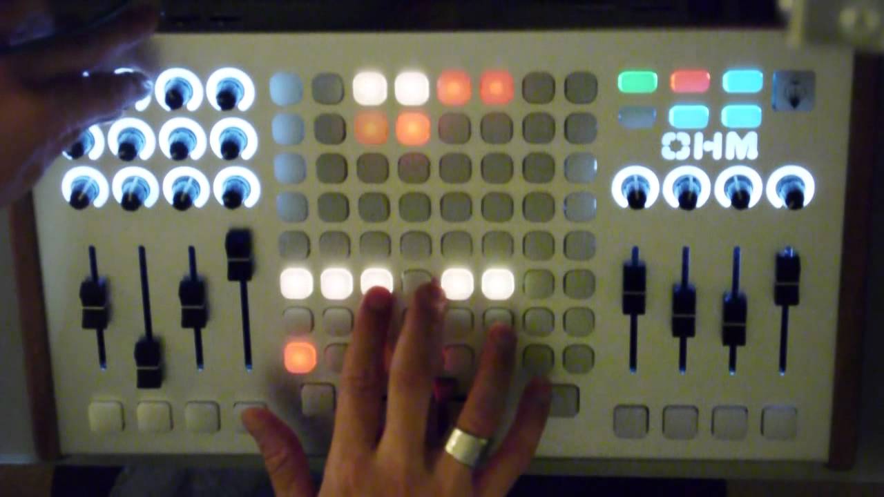 The OhmRGB handmade midi controller: Pailo - YouTube