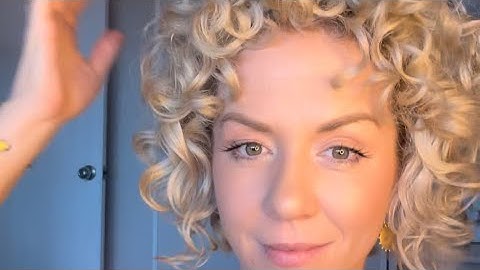 How to diffuse short curly hair