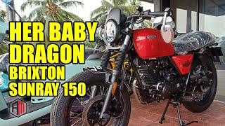Brixton Sunray 150 Cafe Racer - Her Baby Dragon