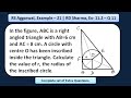 Circles Class 10. In the given figure, ABC is a right angled triangle right angled at A with AB=6 cm