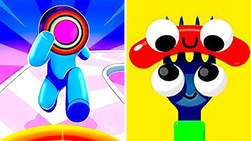 Fork N Sausage vs Layer Man 3D 🍴🌭🧱💥 Max Levels Gameplay Walkthrough (Android iOS) AK6NDR