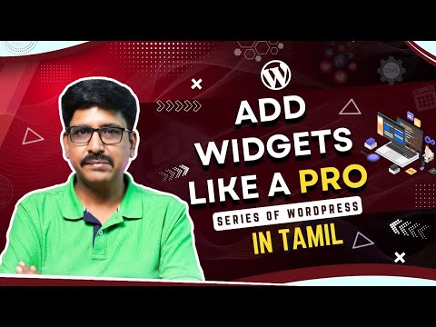 WordPress Widgets Explained in Tamil (2025) 🧩 | Full Customization Guide for Beginners