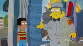 The Simpsons - Young Homer and his dog