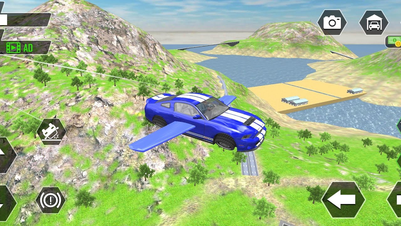 Flying Cars Extreme Simulator 2020 | Flying car game : City car games 2020