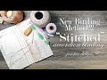 EASY NEW Binding Method?! "Stitched" Accordion Binding