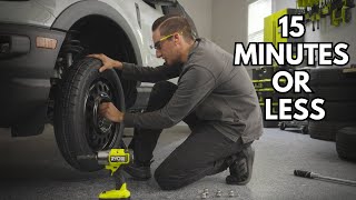 How to Change a Tire In Less Than 15 Minutes